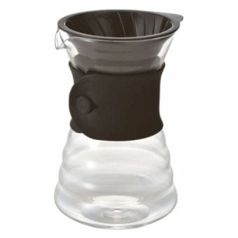 Hario V60 Drip Decanter Pour Over Coffee Maker (700ml) + Bag of Coffee