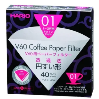 Hario V60 Dripper Paper Filters X40